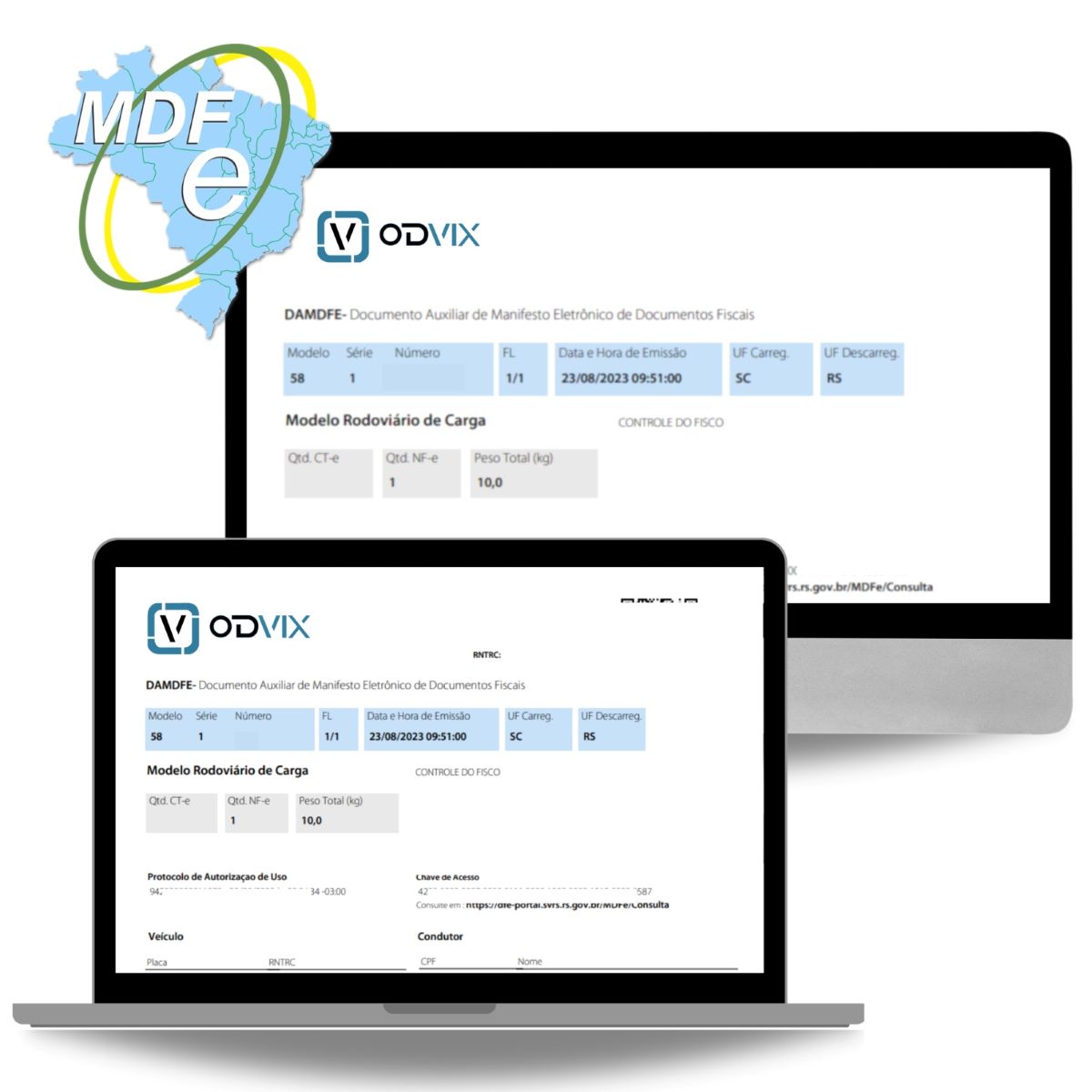 Imagem MDF-e Odvix
